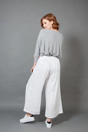 Eb & Ive Studio Crop Pant Salt