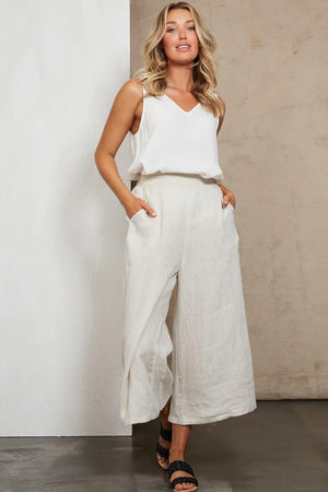 Eb & Ive Studio Crop Pant Tusk