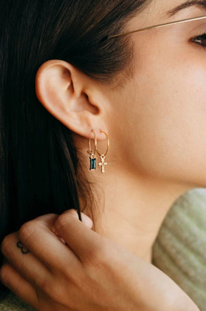 Angels Whisper Willa Dainty Charm Earrings Set Gold