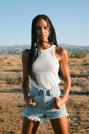 Abrand High Relaxed Short Esmeralda