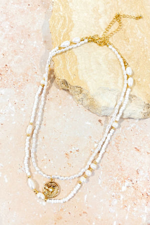 Angels Whisper Oceania Beaded Layered Necklace Set