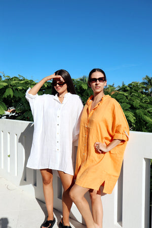 Eb & Ive Capella Frill Short Dress Salt