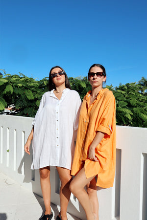 Eb & Ive Capella Frill Short Dress Salt