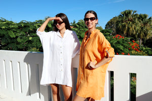 Eb & Ive Capella Frill Short Dress Salt