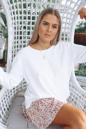 Little Lies Sacha Top White