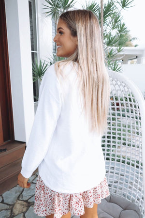 Little Lies Sacha Top White