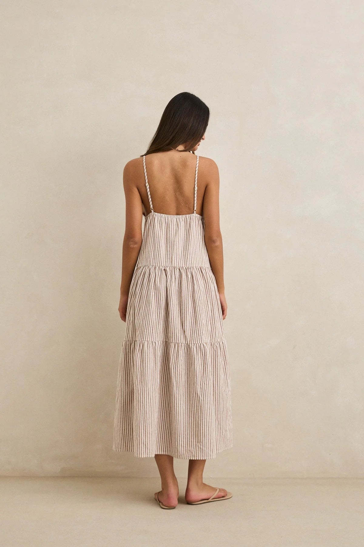 Rhythm Jaci Maxi Dress Tan
