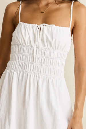 Rhythm Staple Mini Dress White