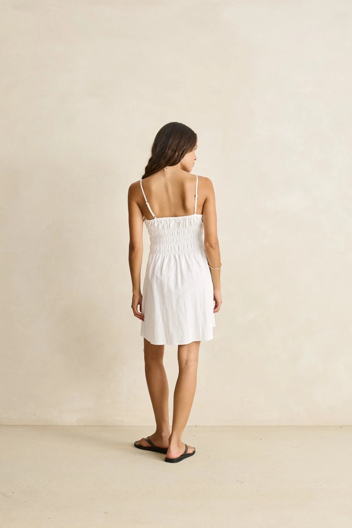Rhythm Staple Mini Dress White