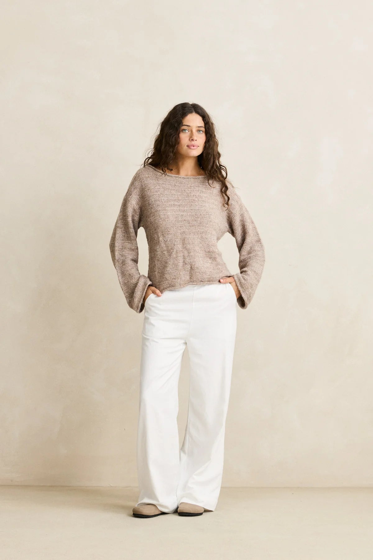 Rhythm Baklava Knit Oatmeal