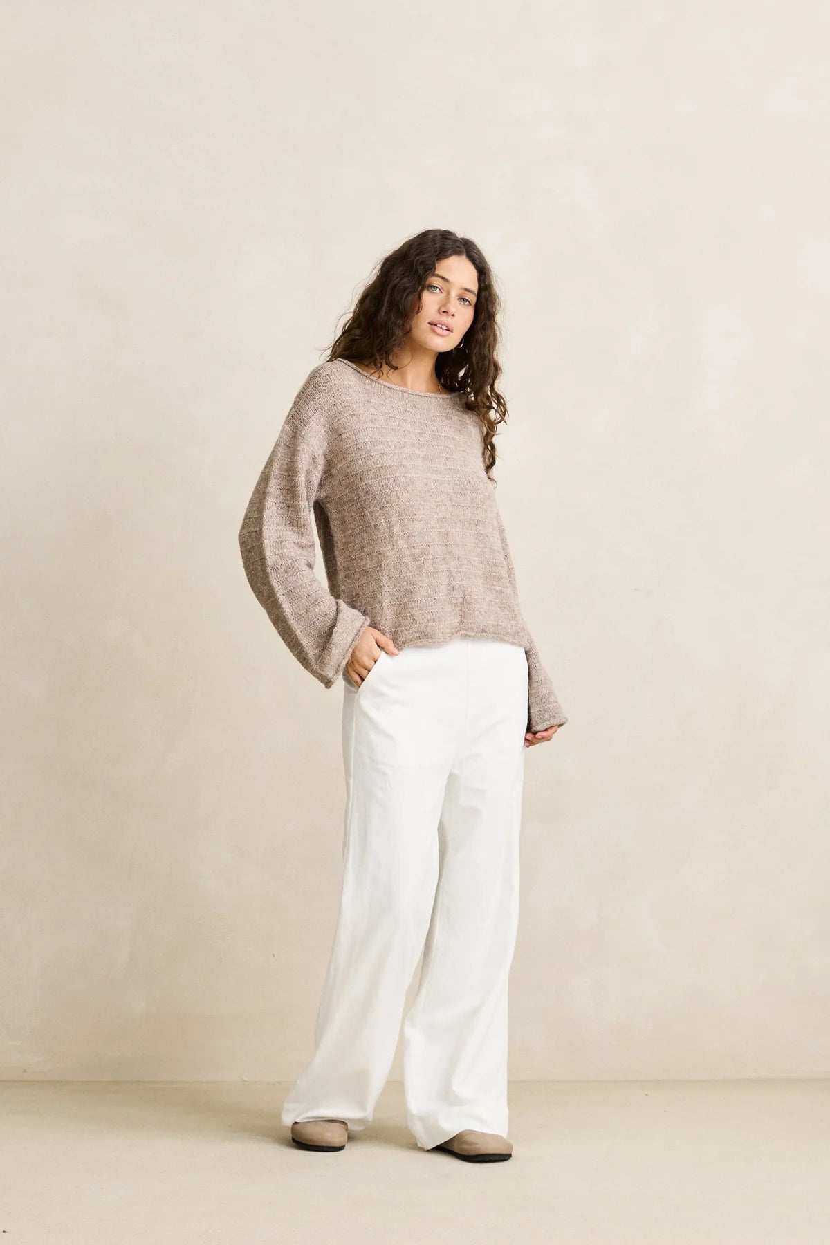 Rhythm Baklava Knit Oatmeal