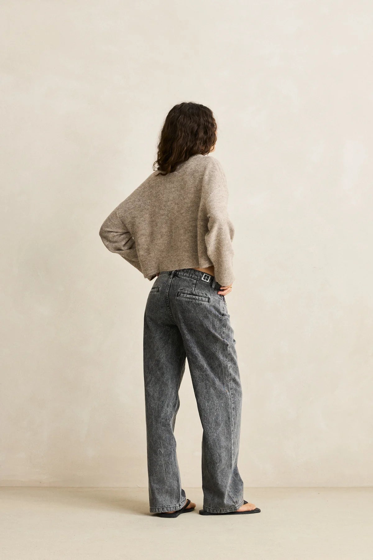 Rhythm Blanca Floral Crop Cardigan Natural