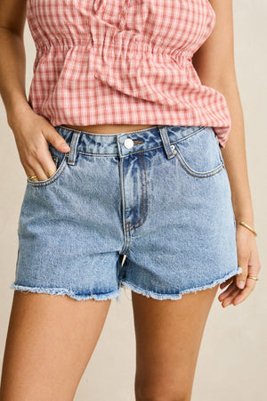 Rhythm Wanderer Denim Short Blue