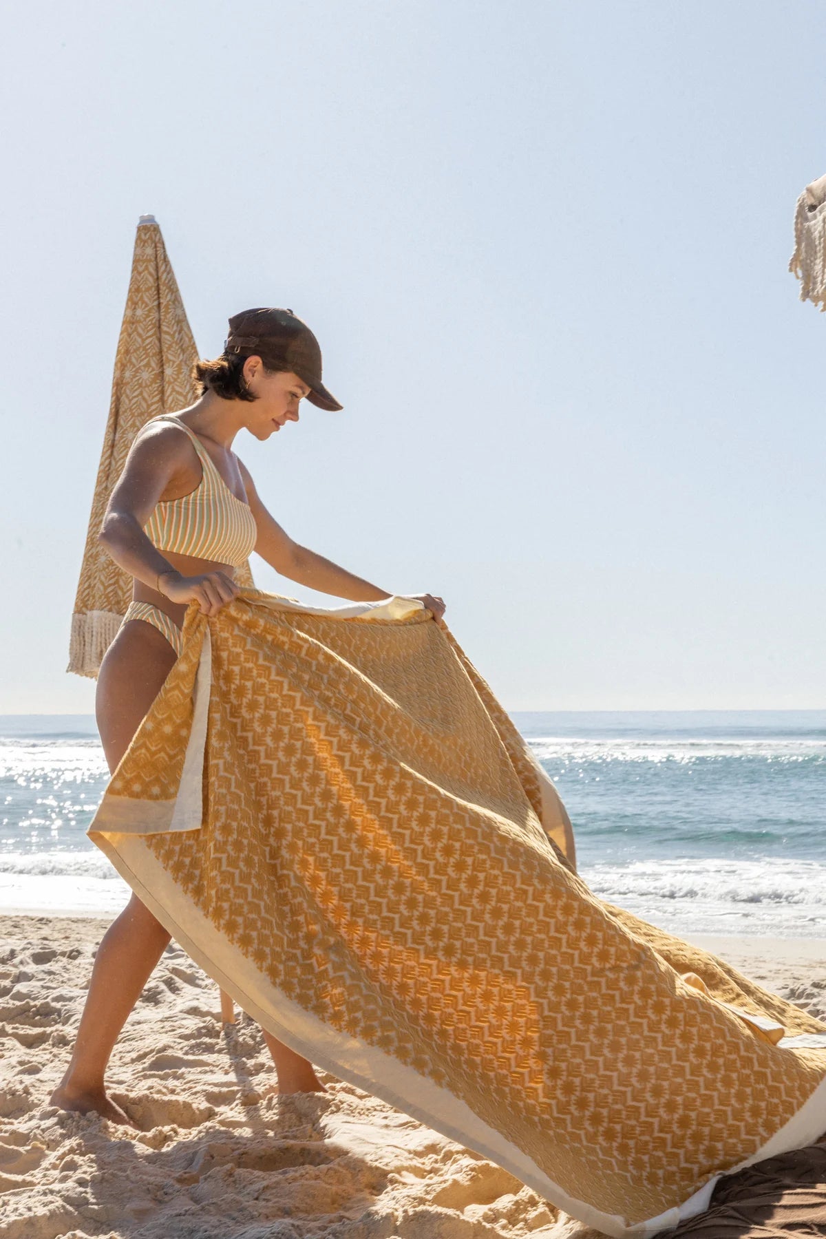 Rhythm El Sol Beach Blanket Marigold