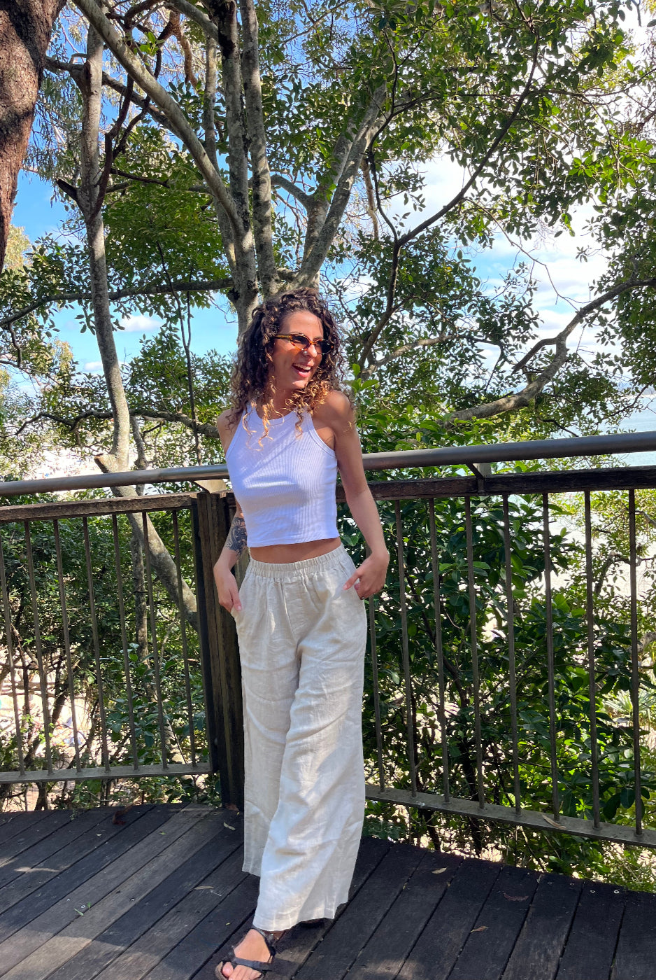 Thanne Frankie SINGLET Tank White