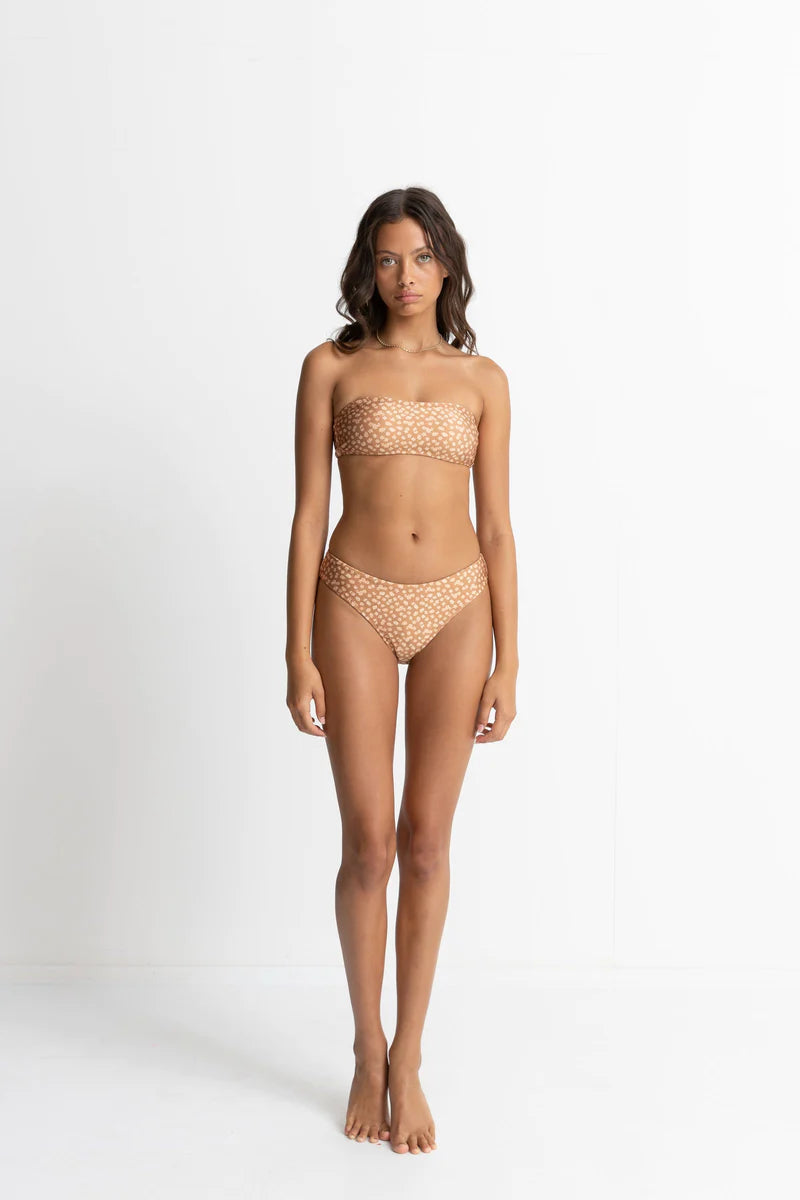 Rhythm Marley Floral Bandeau Top Caramel