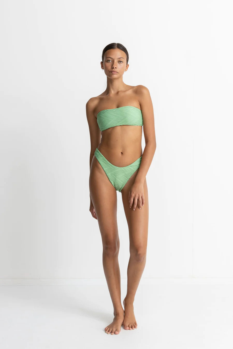 Rhythm Castaway Bandeau Top Sage Goddess Noosa