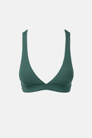 Rhythm Lily Rib Tall Tri Top Forest