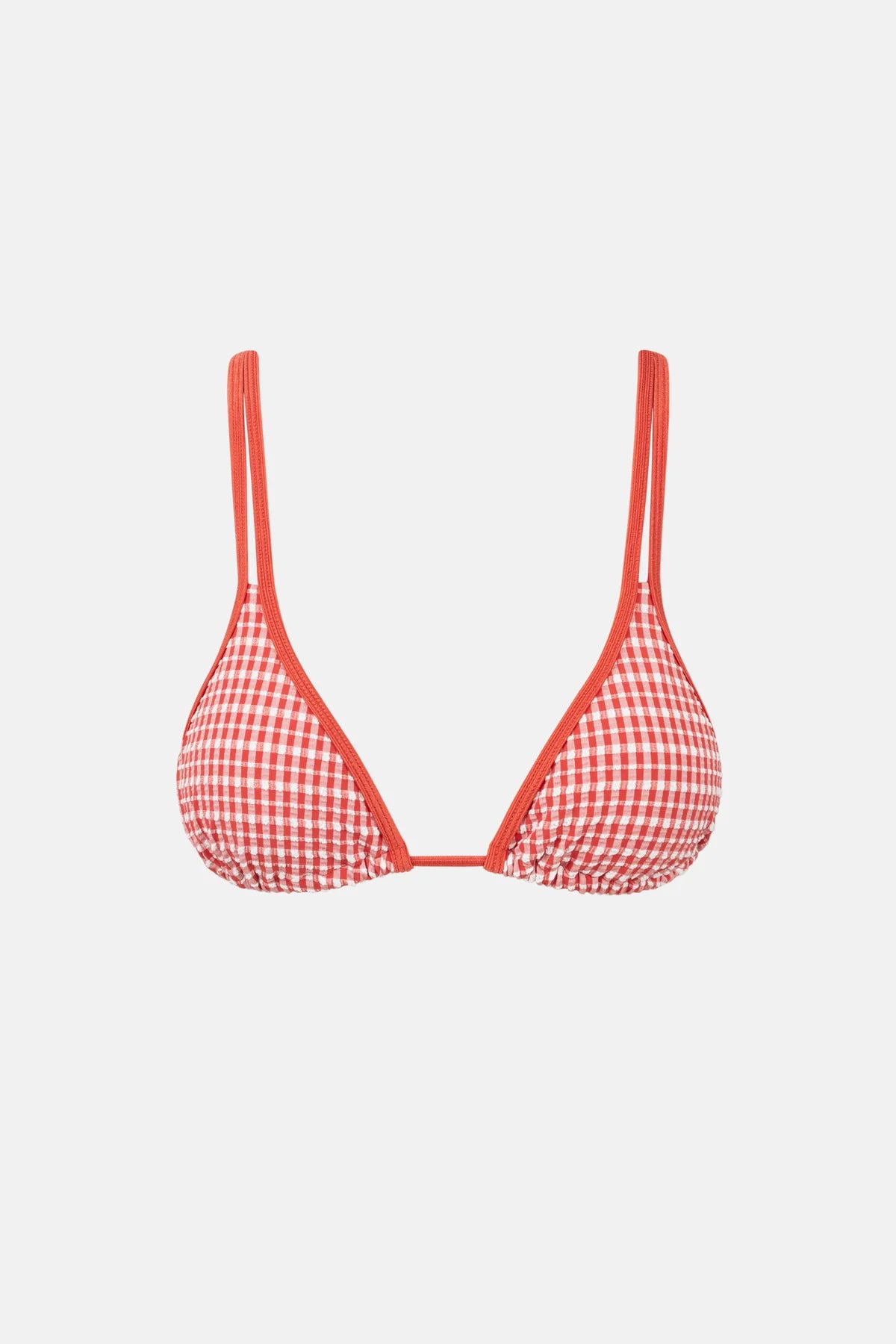 Rhythm Lola check Double Strap Slide Tri Top Fire