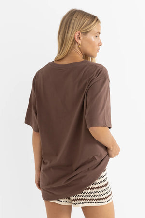 Rhythm Kai Oversized T-Shirt Chocolate