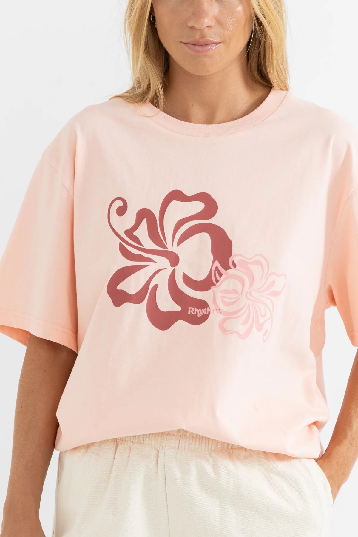Rhythm Kai Oversize T-Shirt Pink