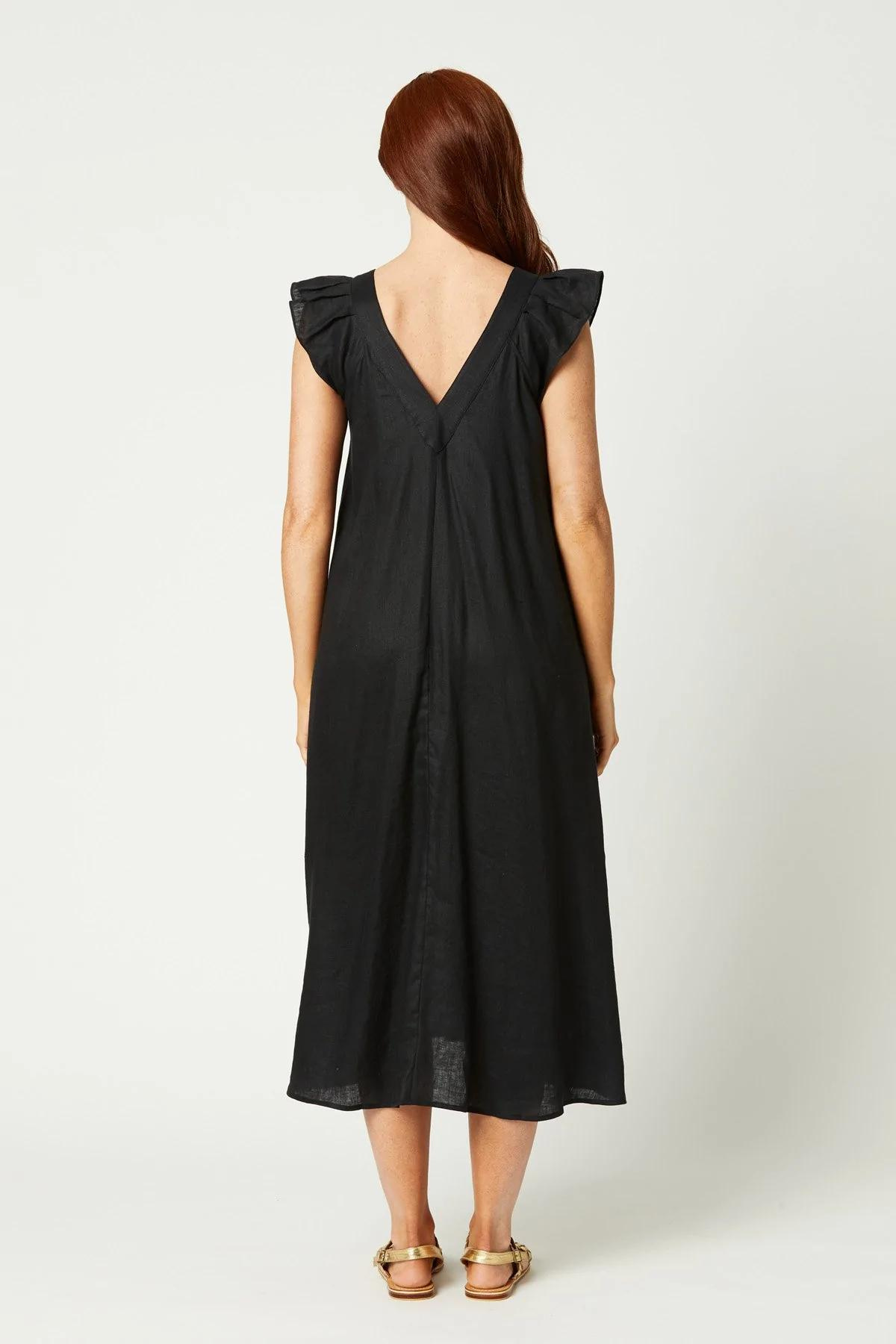 Eb & Ive Nala Maxi linen Dress Black