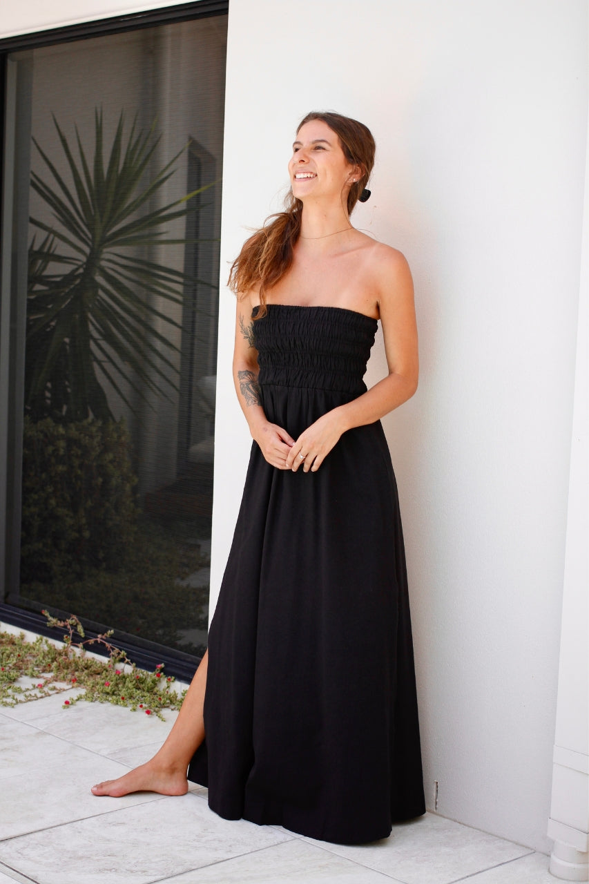 Goddess Coco Maxi Black