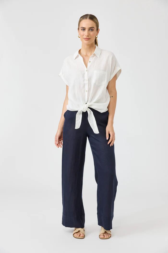 Eb & Ive Studio Tie Shirt Salt