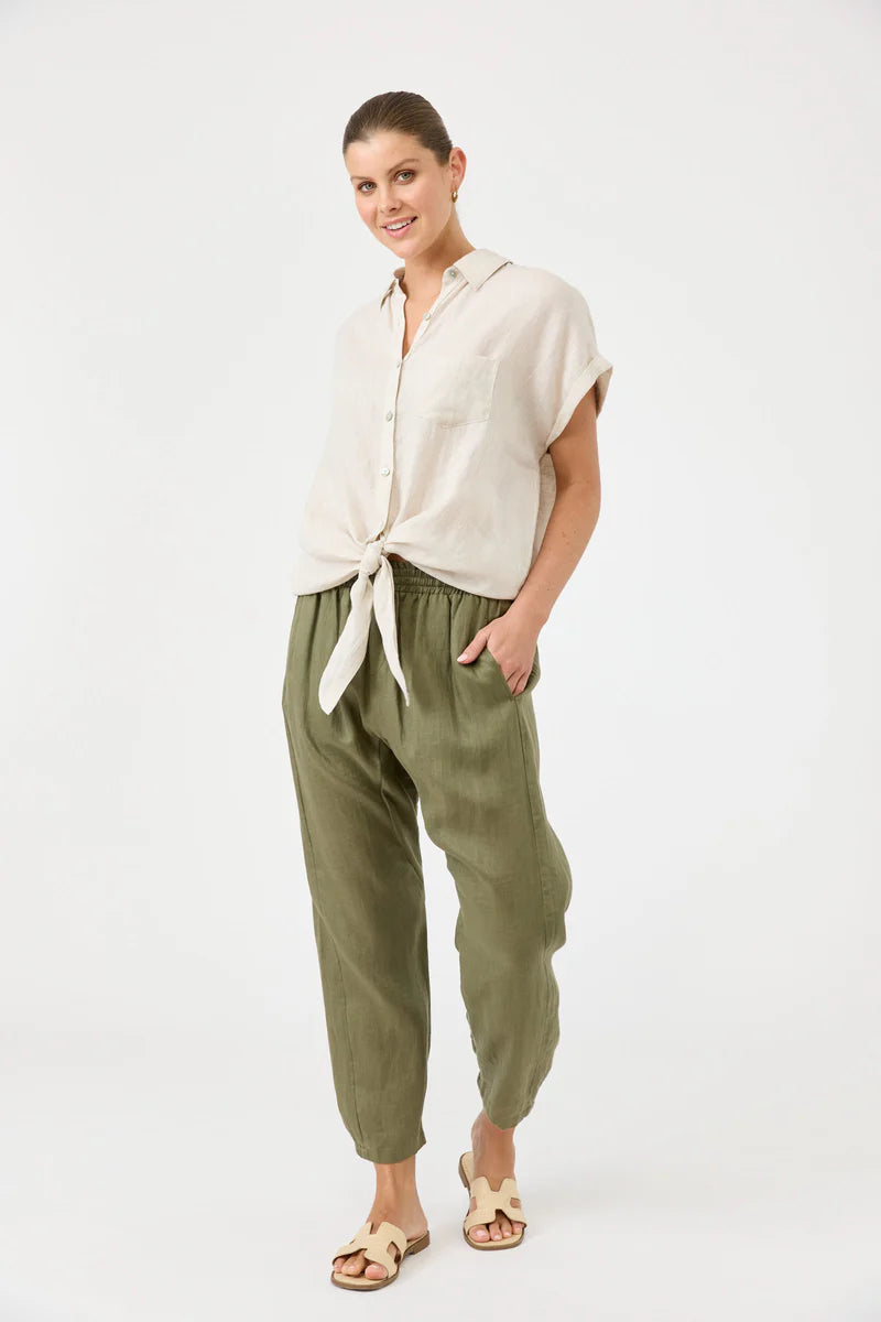 Eb & Ive Studio Tie Shirt Tusk