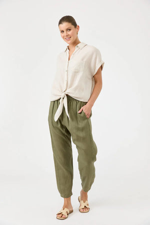 Eb & Ive Studio Tie Shirt Tusk