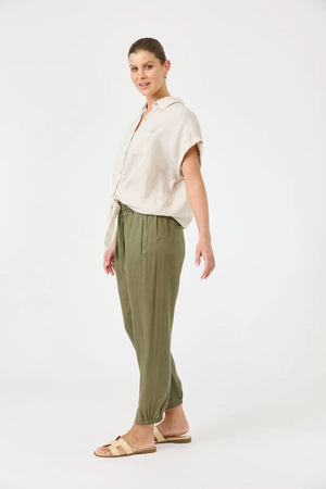 Eb & Ive Studio Tie Shirt Tusk