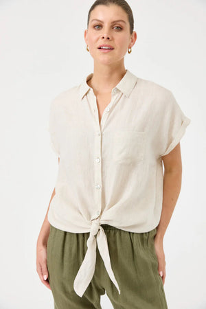Eb & Ive Studio Tie Shirt Tusk