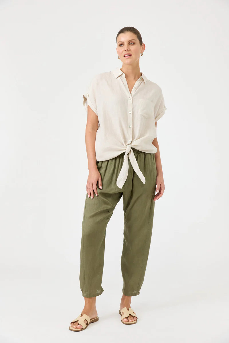 Eb & Ive Studio Tie Shirt Tusk