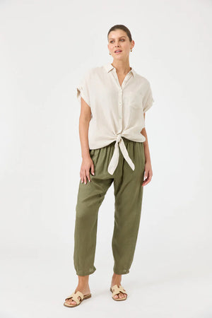 Eb & Ive Studio Tie Shirt Tusk