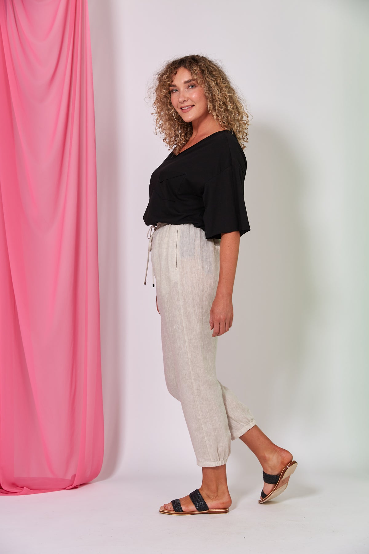 Eb & Ive Studio Relaxed Pant Tusk