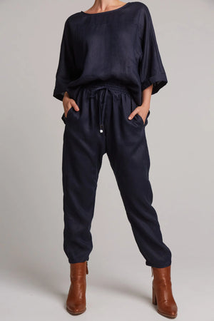 Eb & Ive Studio Relaxed Pant Navy