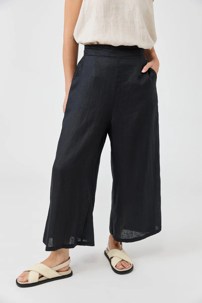 Eb & Ive Studio Crop Pant Ebony