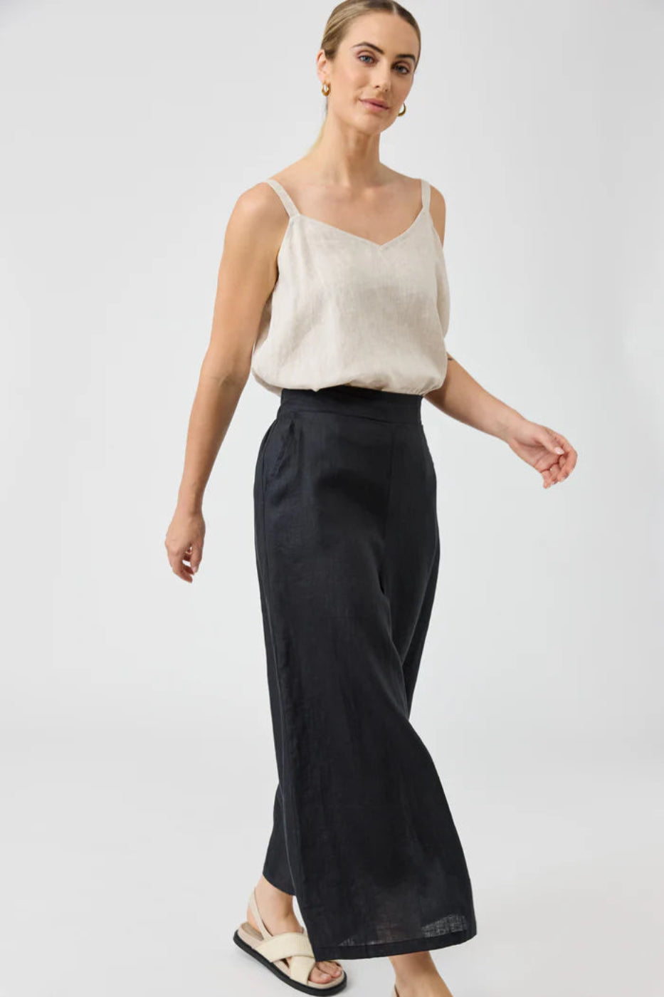 Eb & Ive Studio Crop Pant Ebony