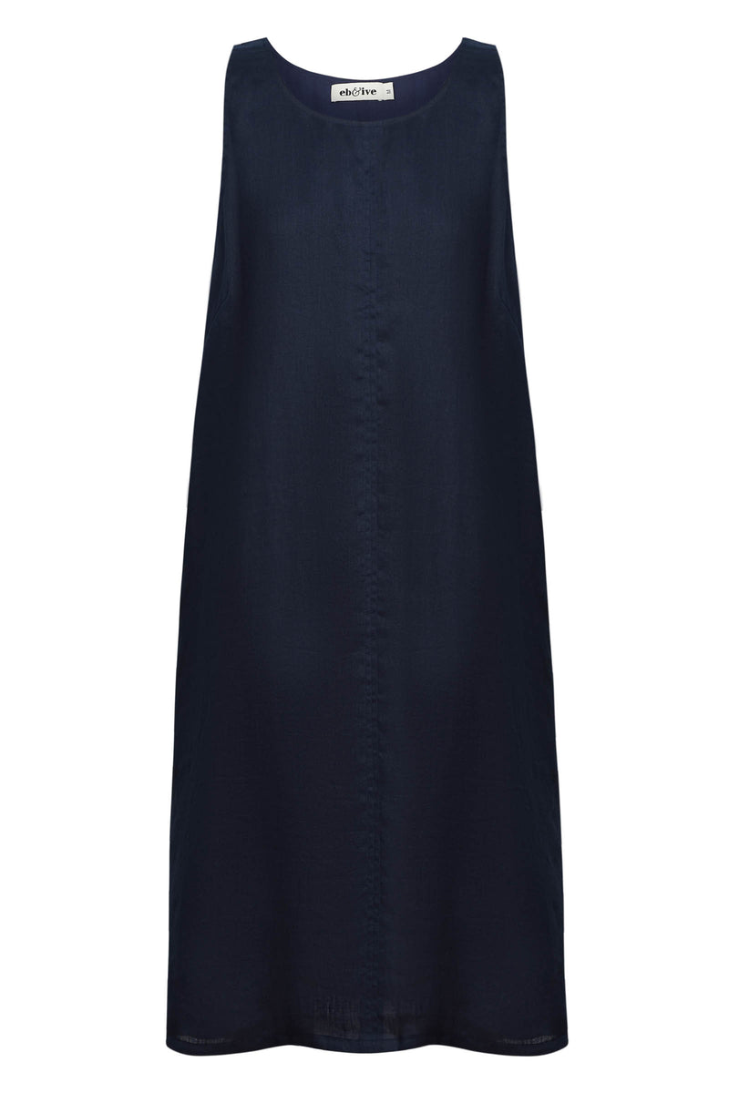 Eb & Ive Studio Midi Dress Navy