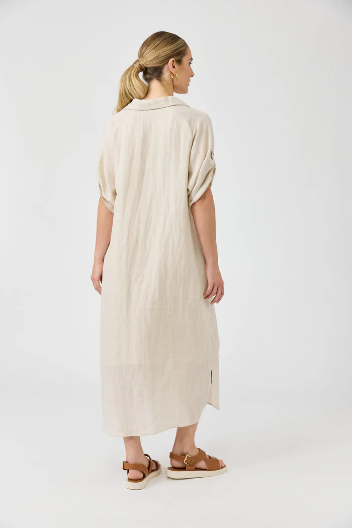 Eb & Ive Studio Shirt Dress Tusk