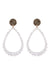Eb & Ive Esprit Teardrop Earring - Blanc