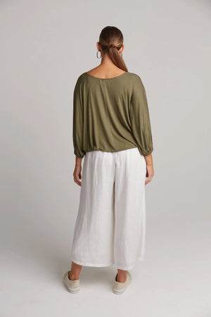 Eb & Ive Studio Jersey Relaxed Top Fern