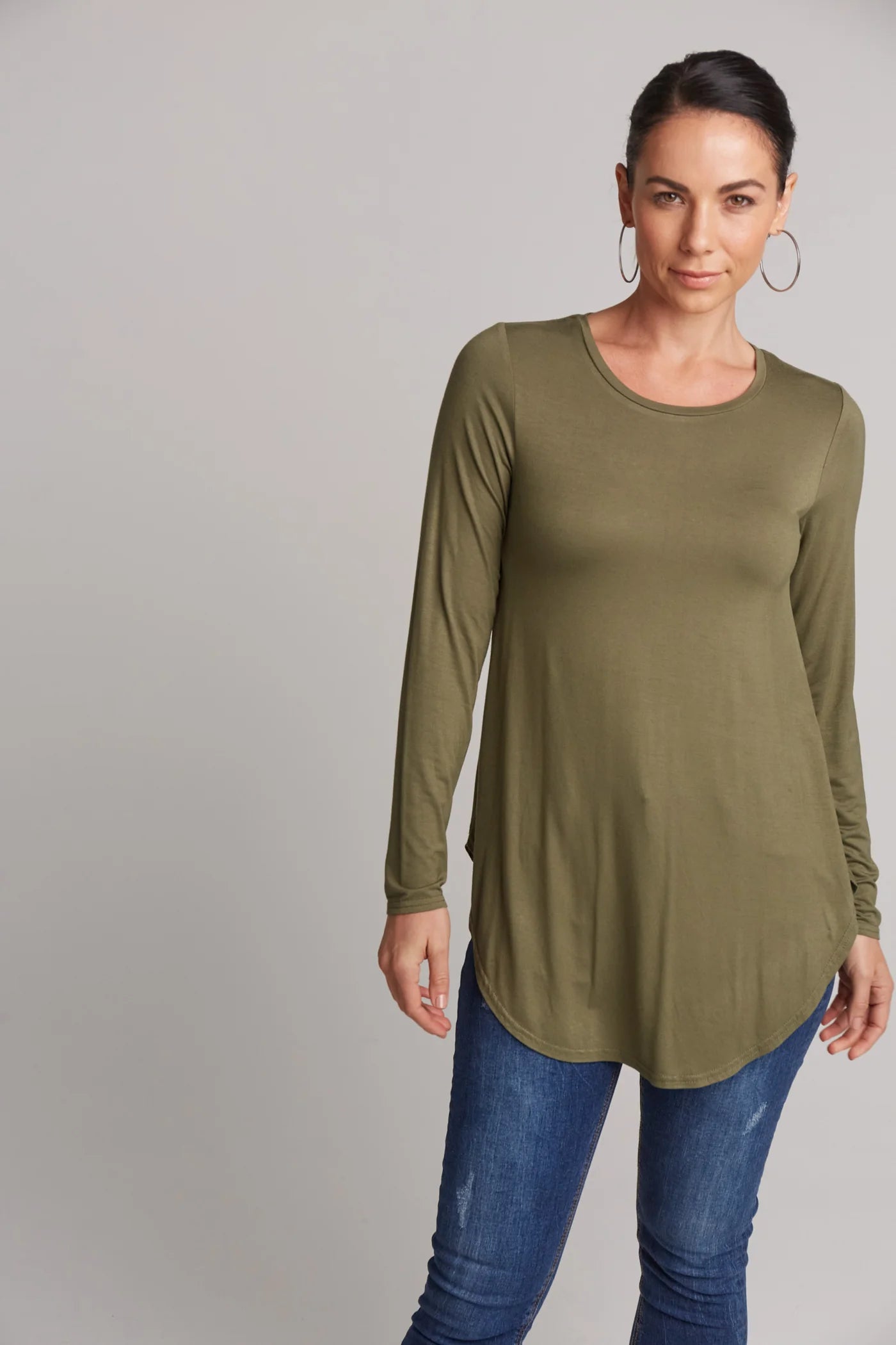 Eb & Ive Studio Jersey Tshirt Fern