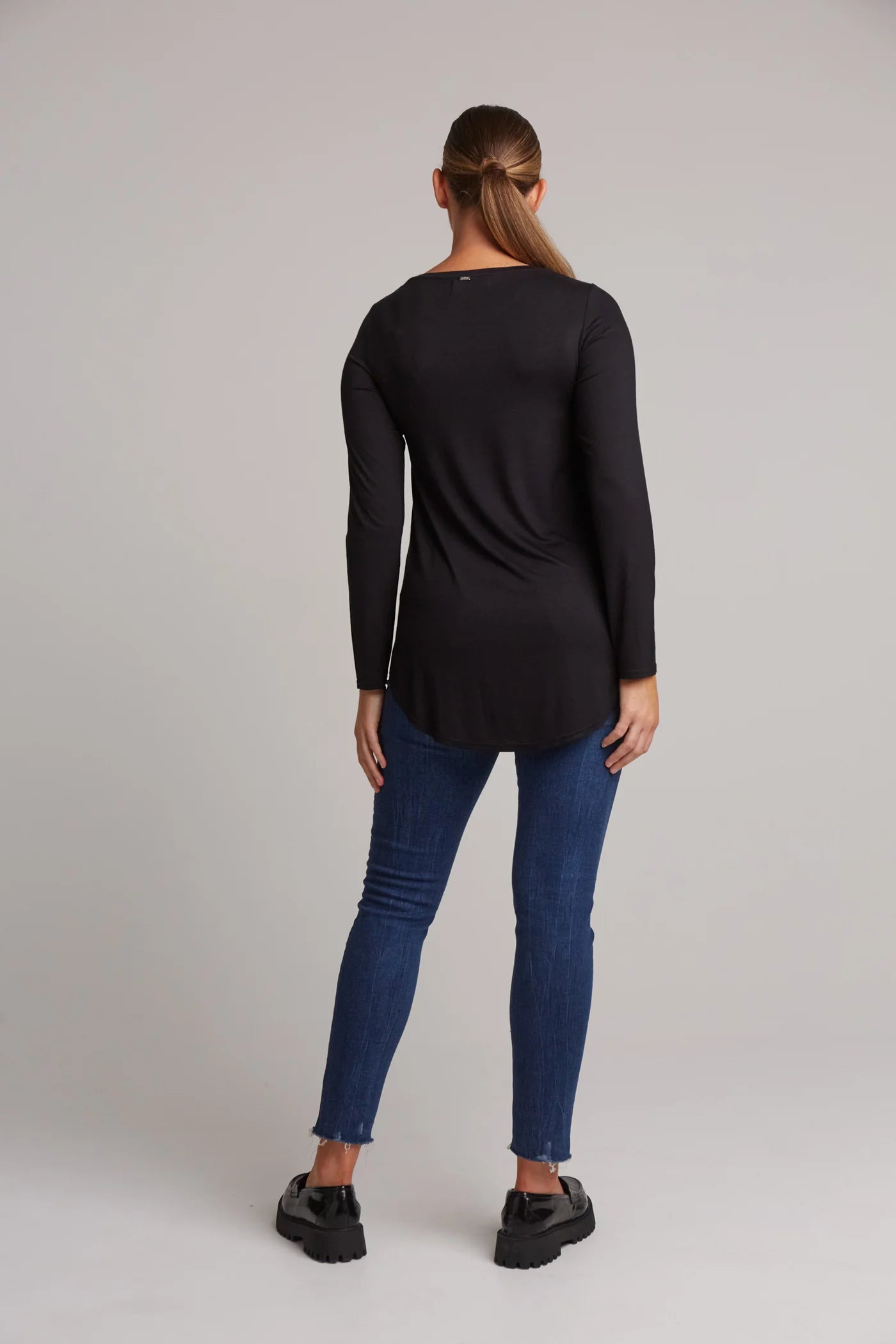 Eb & Ive Studio Jersey Tshirt Ebony