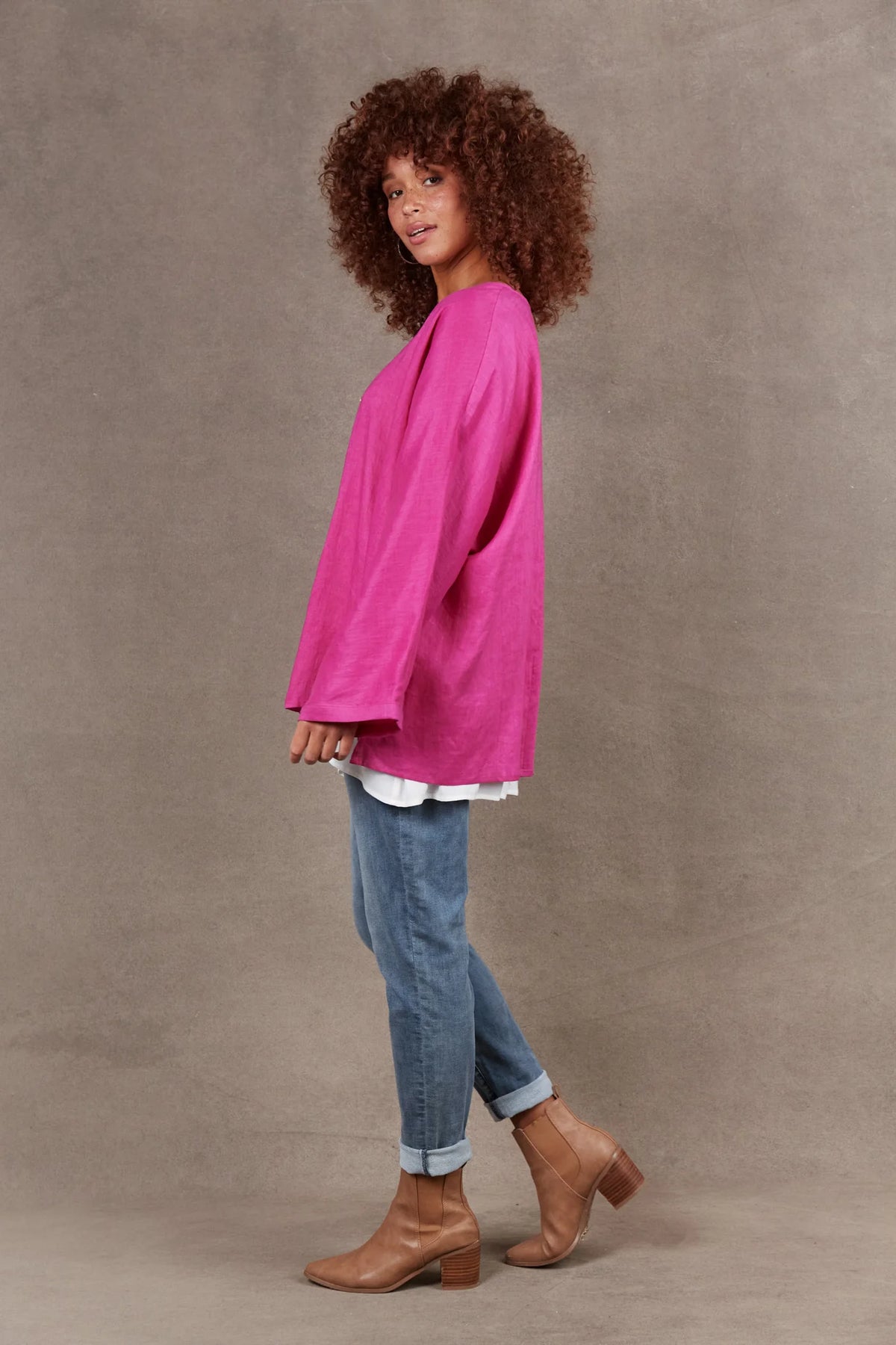 Eb & Ive Nama Relax Top Magenta