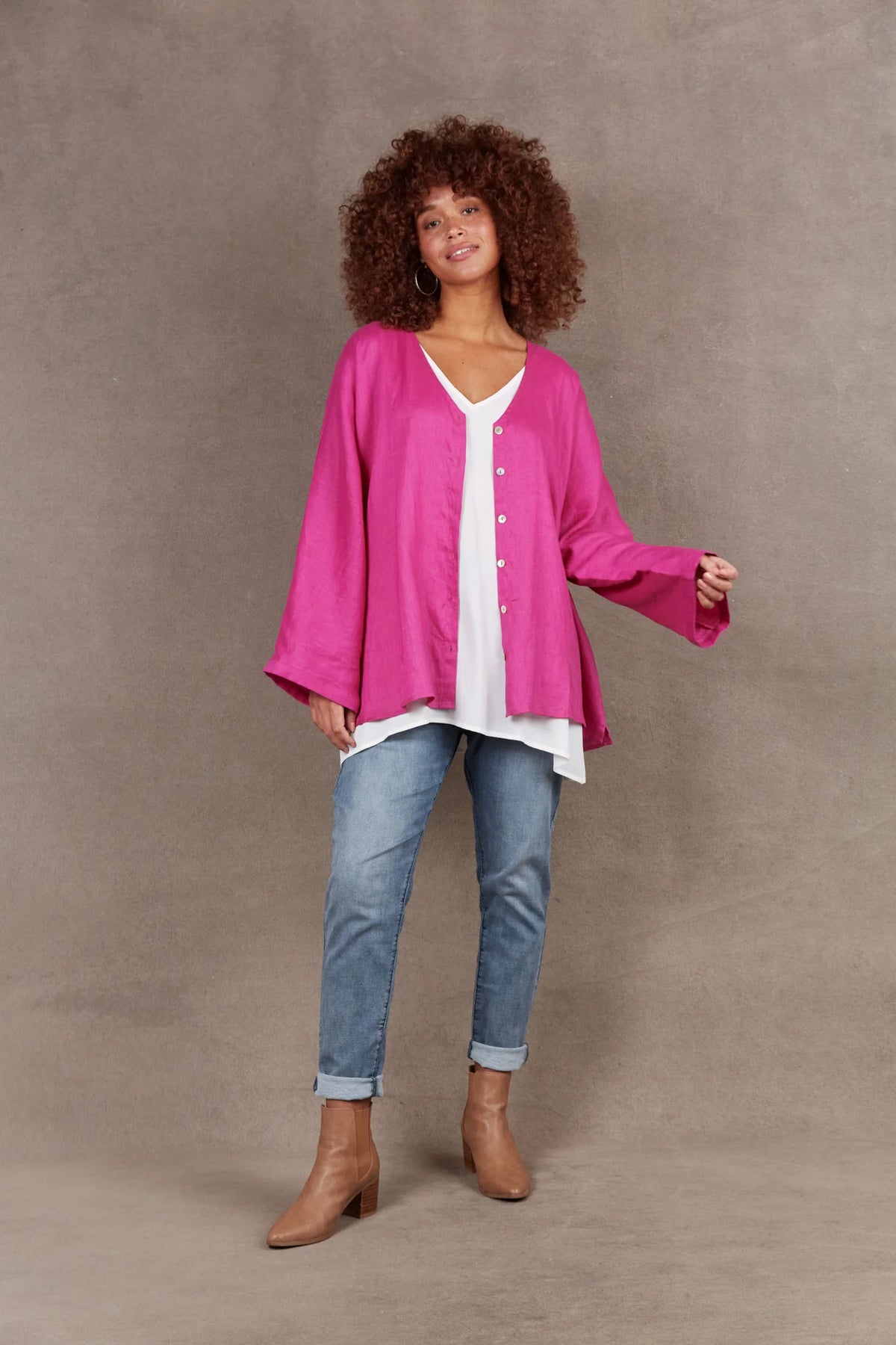 Eb & Ive Nama Relax Top Magenta