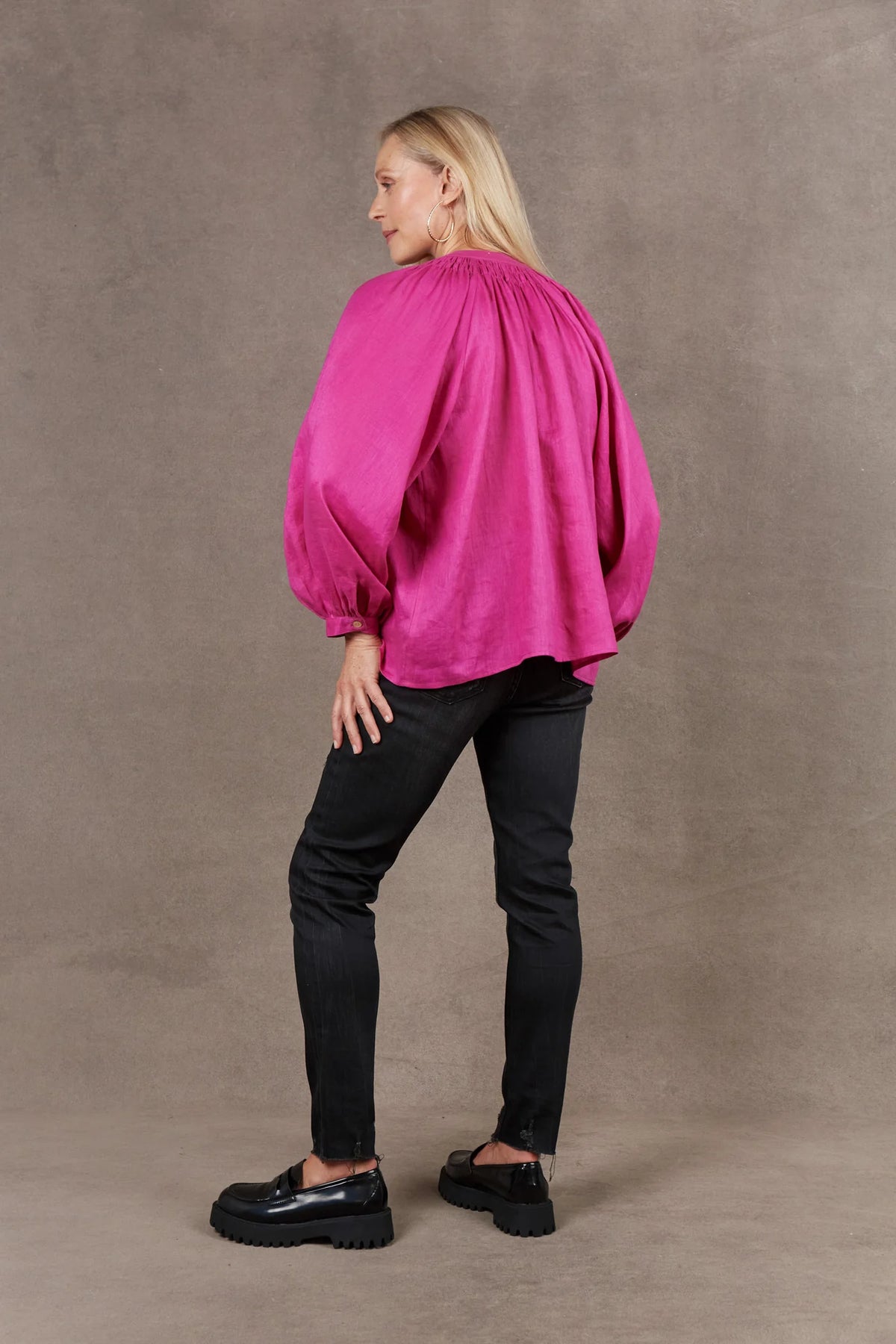 Eb & Ive Nama Blouse Magenta