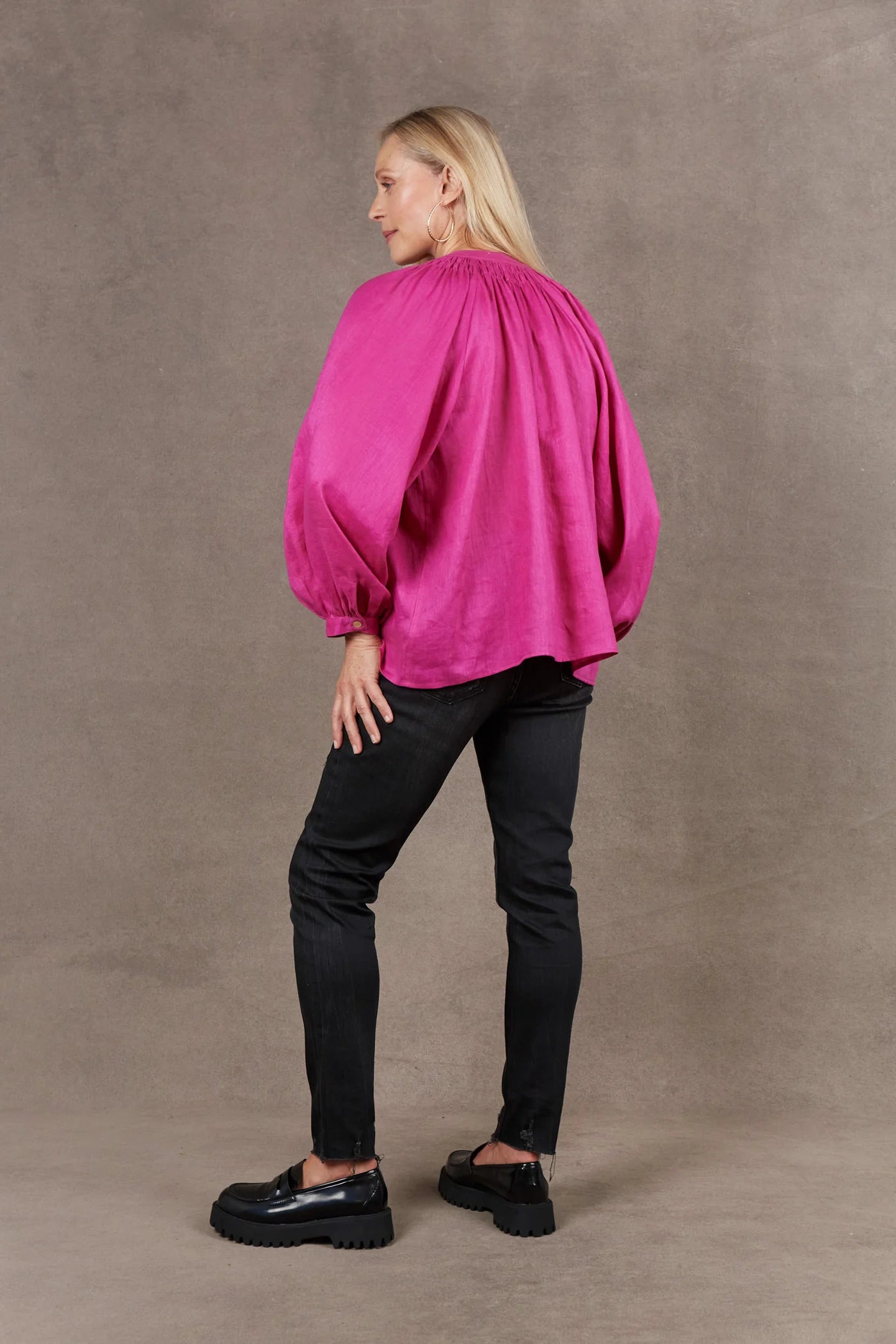 Eb & Ive Nama Blouse Magenta