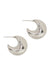 Eb & Ive Heritage Earring Silver Dome