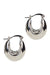 Eb & Ive Sammi Dome Hoop Earring Silver